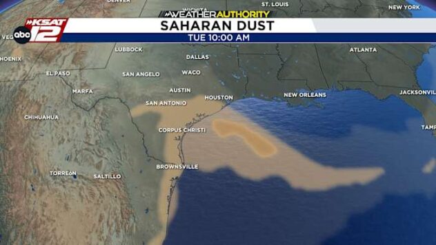 Light smoke, dust in the sky today; staying hot