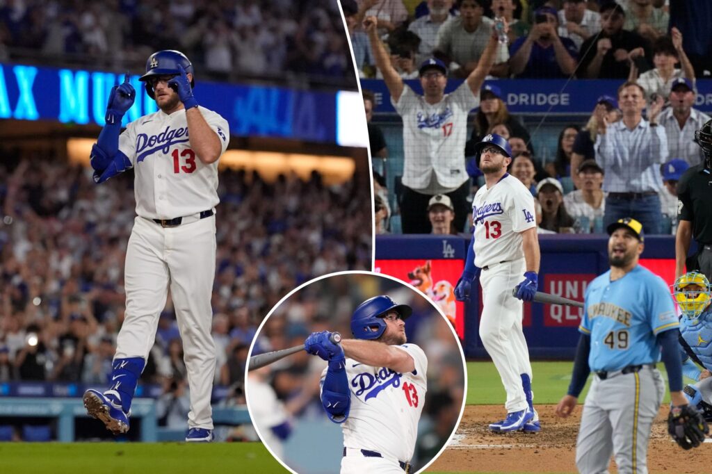 Max Muncy becomes Dodger Stadium home run king in loss to Brewers
