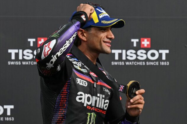 MotoGP British GP: Martin leads Aprilia domination in sprint