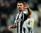 Newcastle reject first bid from Arsenal for captain Bruno Guimarães