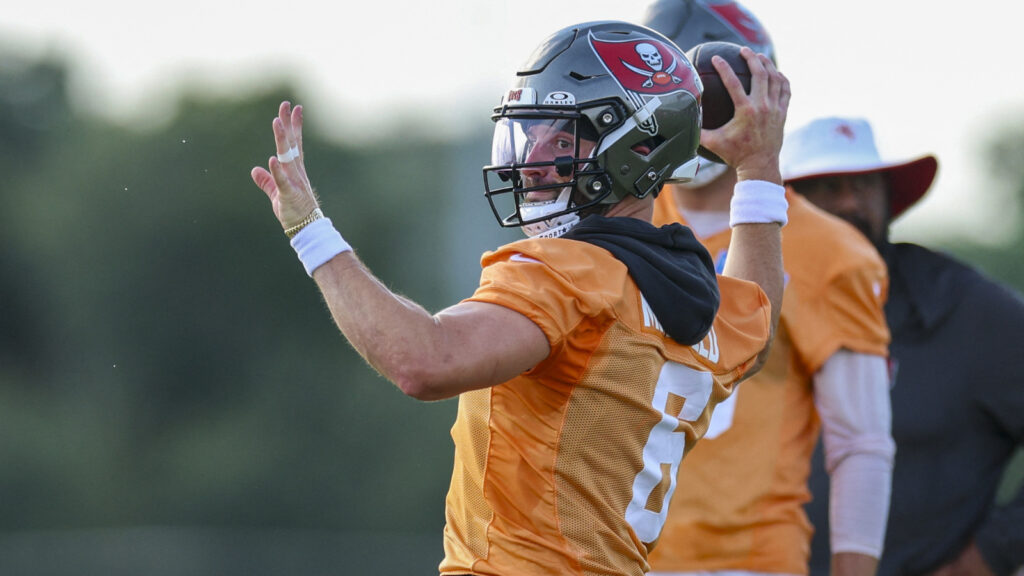 NFC Notes: Baker Mayfield, Chris Olave, Buccaneers, Falcons, Saints