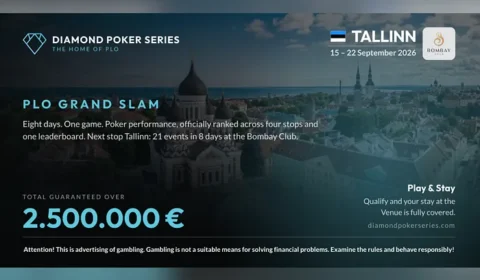 PLO Grand Slam Tallinn Schedule: €2M+ GTD & Free Stay Deals
