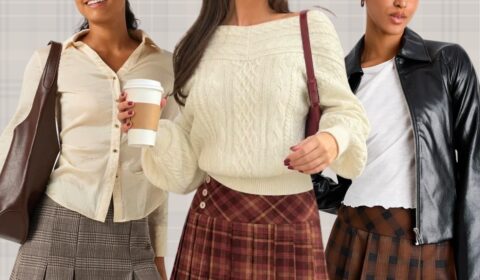 Preppy Plaid Mini Skirts Giving Studious Style for Fall