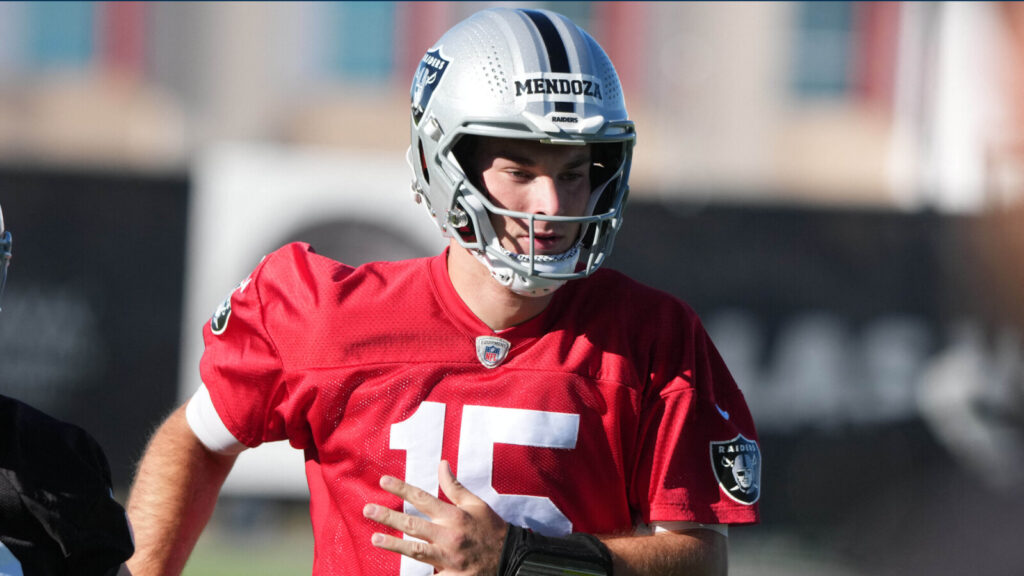 Raiders Camp: Fernando Mendoza’s poise and Kirk Cousins’ leadership standing out