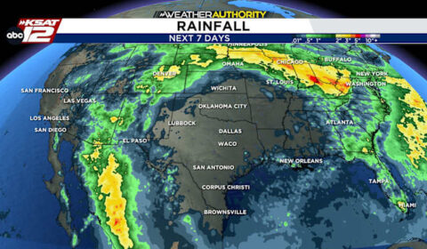 Rain chances evaporate, while temps climb