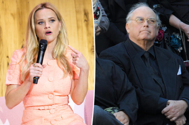 Reese Witherspoon speaks out after dad John, 84, lands in hospital after a ‘fall’