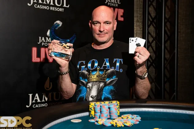 Scott Aulds Overcomes 5:1 Chip Deficit to Win 2026 San Diego Poker Classic