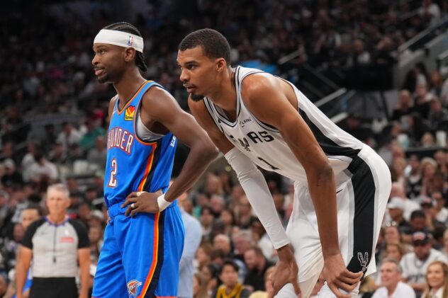 Spurs host Thunder on opening night, visit the Knicks on Christmas Day