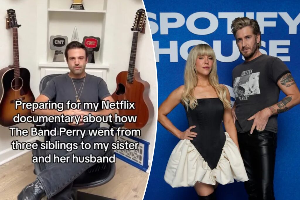 The Band Perry’s Neil Perry accuses sister Kimberly of firing him from band in favor of her husband