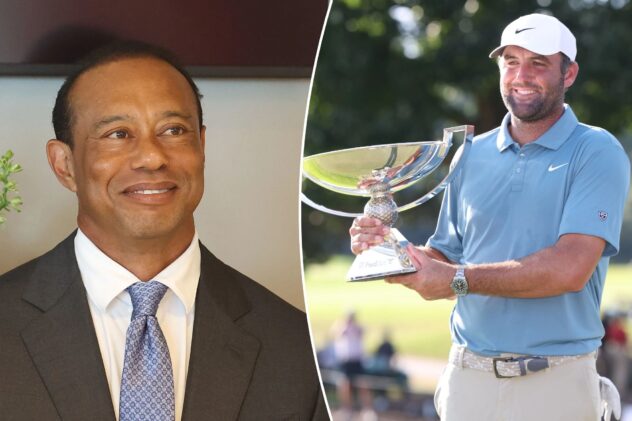 Tiger Woods sends message to Scottie Scheffler after being passed as all-time PGA Tour earner