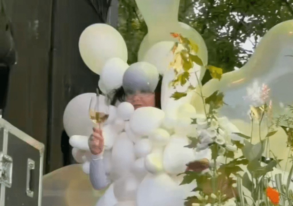 Watch Björk Throw an Eclipse Rave in a Balloon Dress