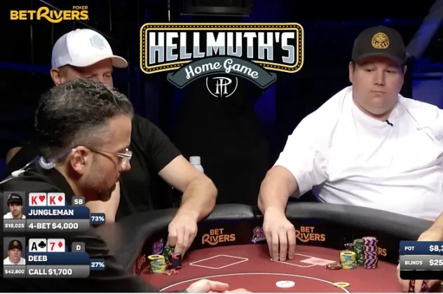 Who Won? Shaun Deeb & Dan "Jungleman" Cates Get Into It at Hellmuth's Home Game