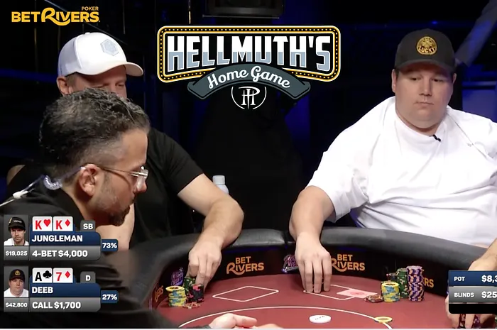 Who Won? Shaun Deeb & Dan "Jungleman" Cates Get Into It at Hellmuth's Home Game