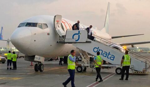 A commercial plane traveling from Dubai to Israel is diverted to Saudi Arabia after a distress call