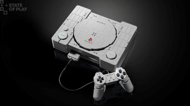 A Lego replica of the original PlayStation will be available next month