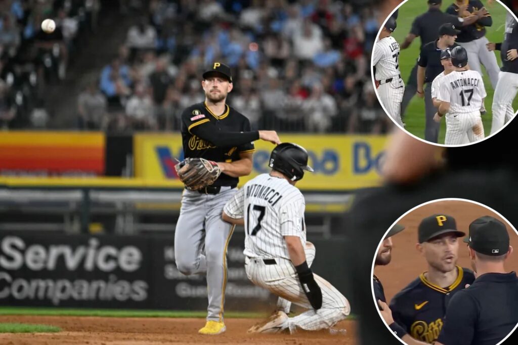 Benches clear in Pirates-White Sox game after elbow thrown: ‘What the f–k is the matter with you?’