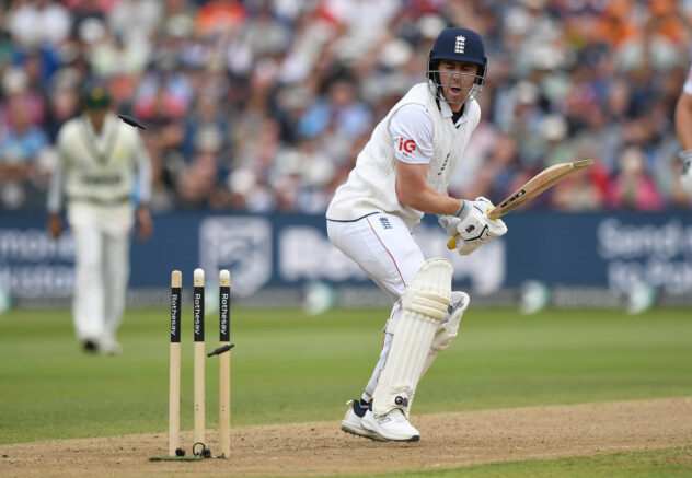 Brook, Lawrence miss hundreds but England build big lead