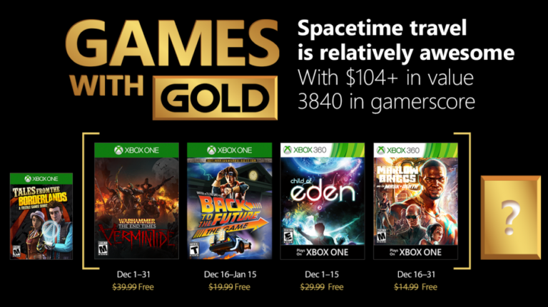 Bundle up Next to December’s Games with Gold