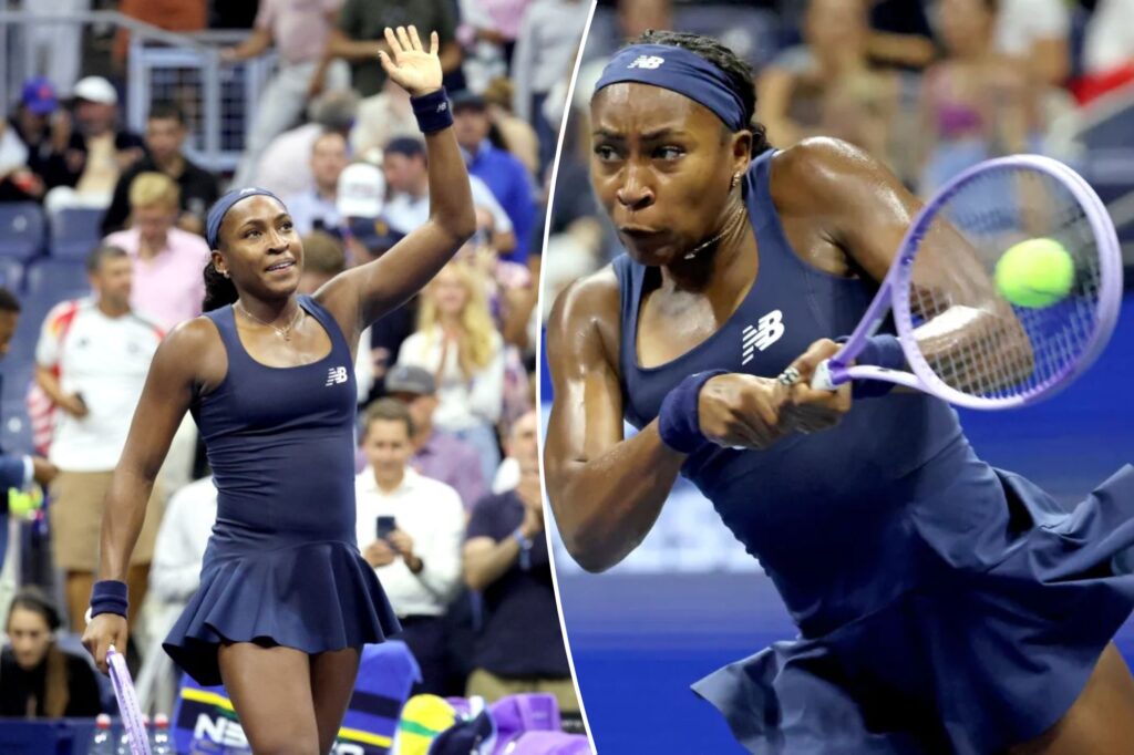 Coco Gauff makes it look easy in nearly perfect first-round US Open win