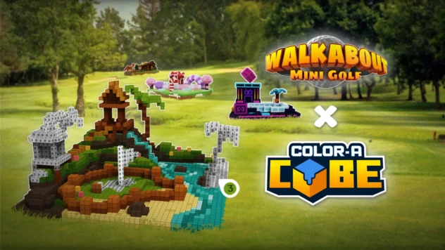 Color-A-Cube Voxelizes Walkabout Mini Golf Courses In New Collab