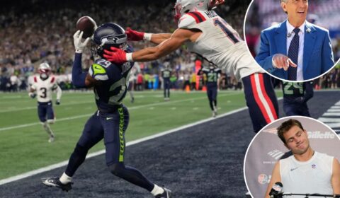 Cris Collinsworth stunned into silence by Drake Maye’s awful Patriots ending