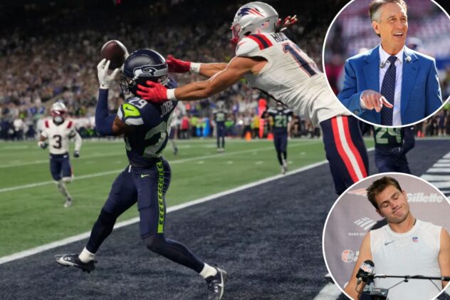Cris Collinsworth stunned into silence by Drake Maye’s awful Patriots ending