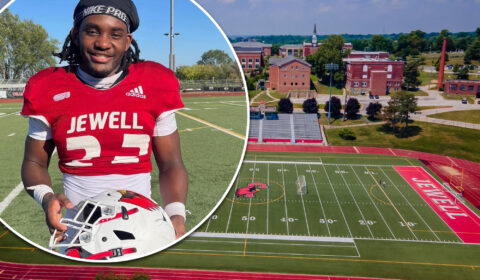 Division II school reveals update on 20-year-old football star who died after collapsing on field