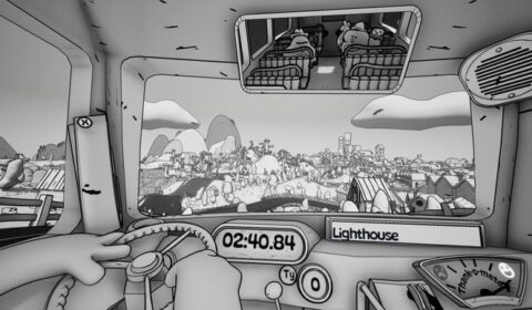 Double Fine’s first game since leaving Xbox is a comedy bus-driving sim called Thank You Bus Driver