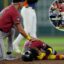 Geraldo Perdomo leaves Diamondback game after getting drilled by line drive in scary scene