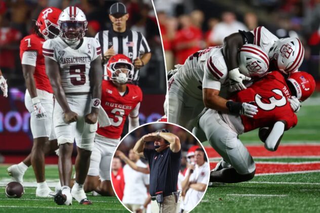 Greg Schiano blindsided by Rutgers’ brutal upset loss to UMass: ‘Never saw it coming’