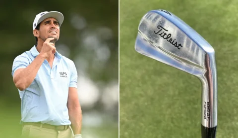 His clubs were missing. Adam Scott’s rare blades were his backup plan