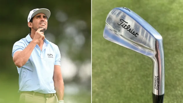 His clubs were missing. Adam Scott’s rare blades were his backup plan