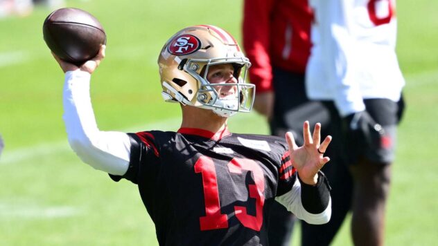 How big is the pitch at the Melbourne Cricket Ground as Rams face 49ers in NFL Australia Game