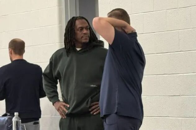 New Jalen Brunson pal Rajon Rondo visits Knicks practice