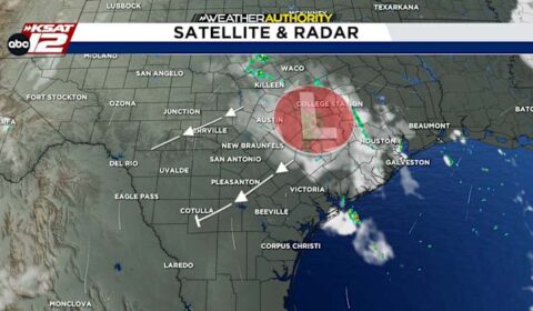Not as hot today thanks to clouds, chance of a shower