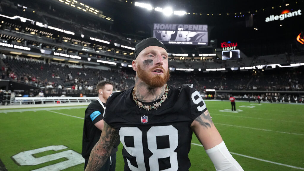 Raiders DE Maxx Crosby has a new reason to be angry on Sunday
