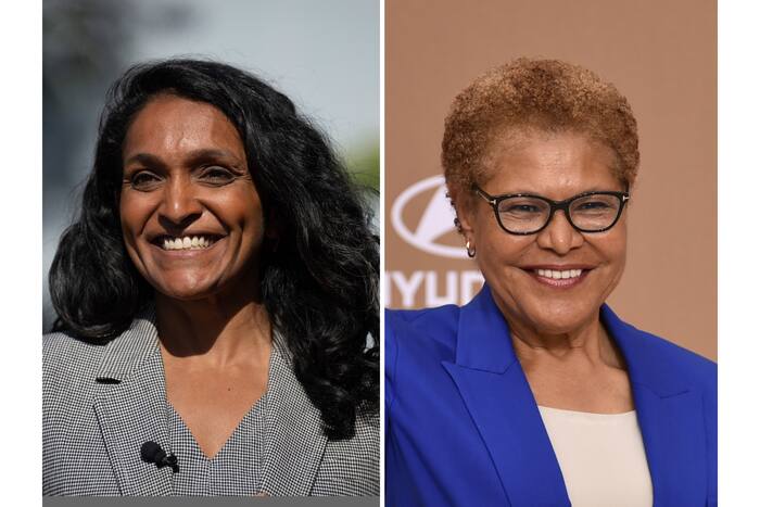 Raman stresses independence as rivals for LA mayor duel over homelessness, Israel