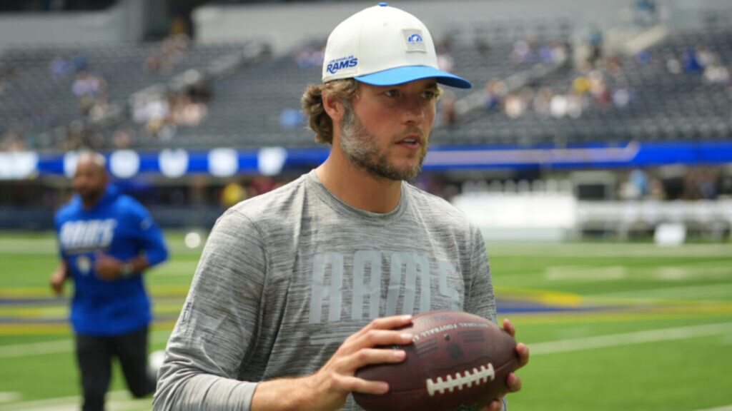 Rams QB Matthew Stafford Gets Emotional Message From Wife Kelly