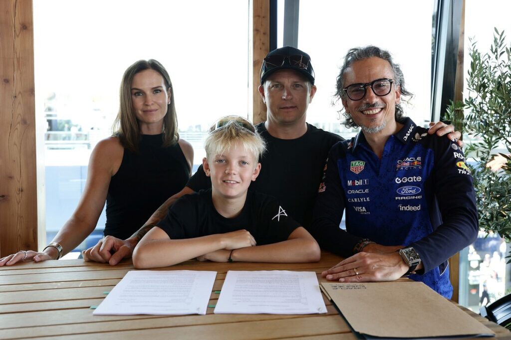 Red Bull signs Kimi Raikkonen’s son as junior driver