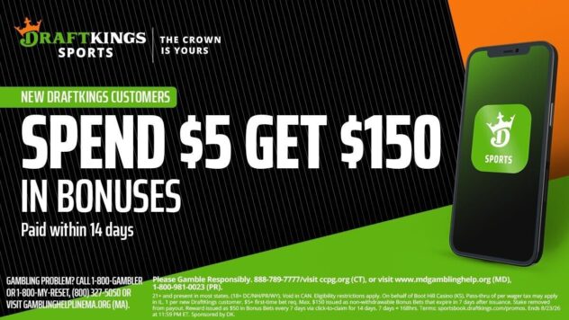 Use DraftKings promo code to get $150 in bonus bets by targeting Bears vs. Eagles on Monday Night Football