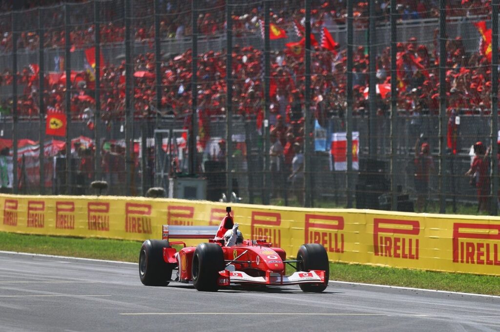 WATCH: Sebastian Vettel pays emotional Michael Schumacher tribute in Ferrari F2002 - "I felt him a lot today"