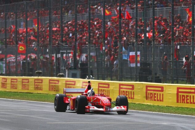 WATCH: Sebastian Vettel pays emotional Michael Schumacher tribute in Ferrari F2002 - "I felt him a lot today"
