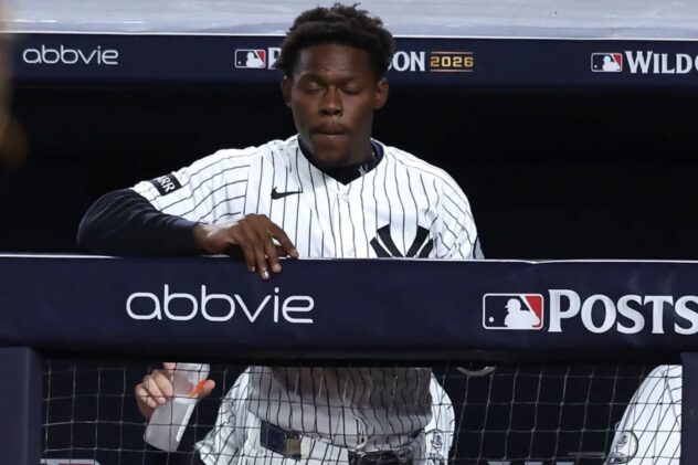 Yankees bench Jazz Chisholm Jr. in Game 1 after up-and-down season