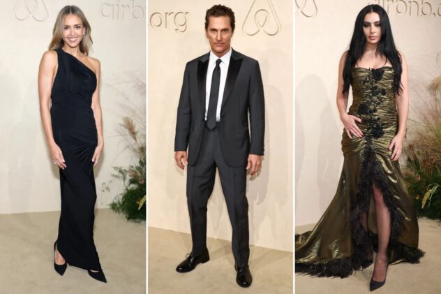 2026 Airbnb Gala red carpet: Jessica Alba, Matthew McConaughey, Charli XCX and more