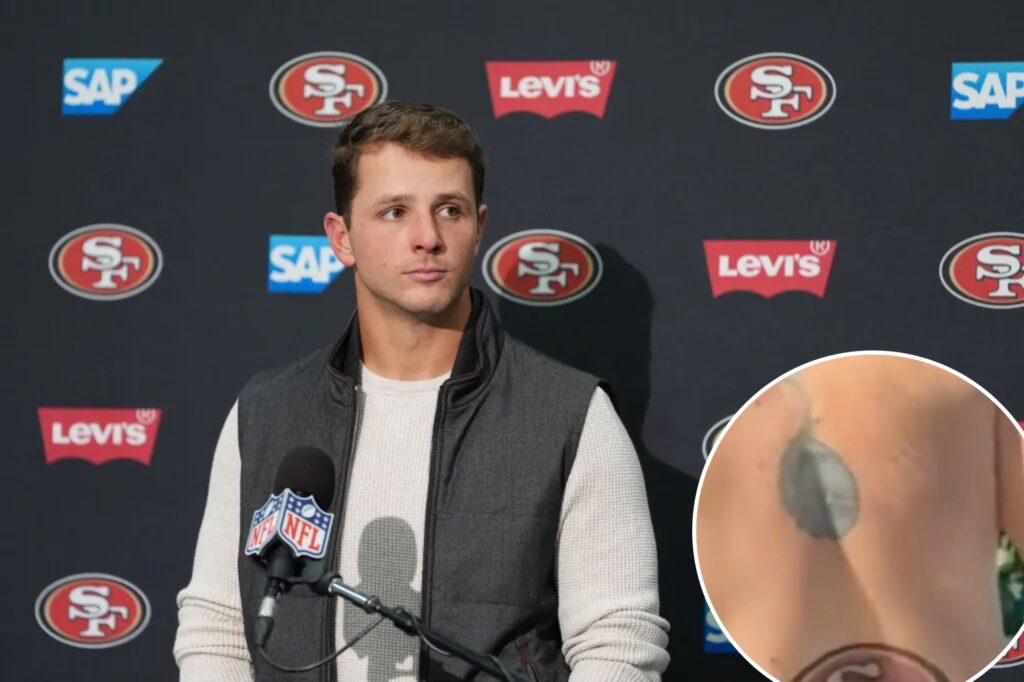 49ers take ‘first loss of season’ as fan goes viral for huge tramp stamp tattoo
