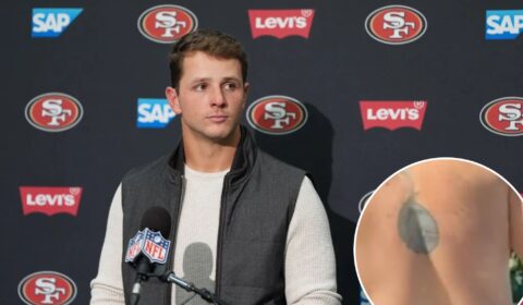 49ers take ‘first loss of season’ as fan goes viral for huge tramp stamp tattoo