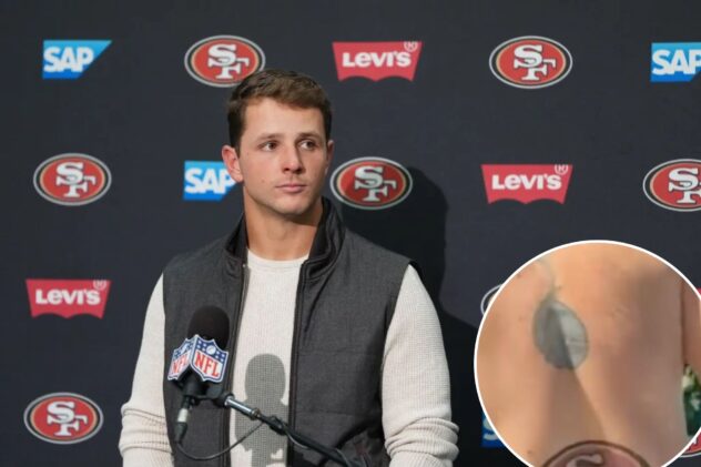 49ers take ‘first loss of season’ as fan goes viral for huge tramp stamp tattoo
