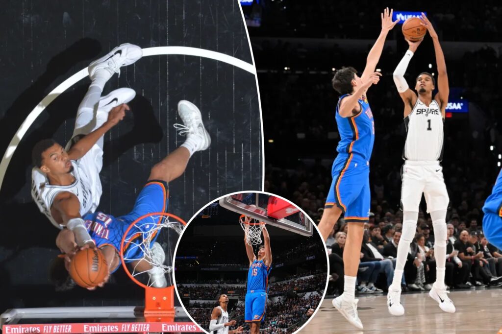 7-foot-3 Aday Mara had eye-opening NBA debut as Thunder hold Victor Wembanyama to career-worst game