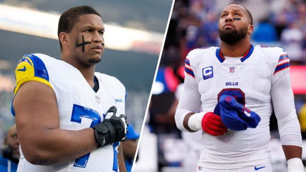 Alaric Jackson and Bradley Chubb get into physical altercation after LA Rams vs Buffalo Bills