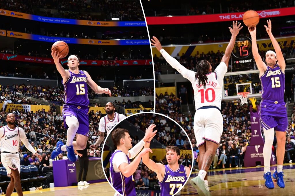 Austin Reaves ignites Lakers as Luka Doncic labors in Battle of LA win over Clippers